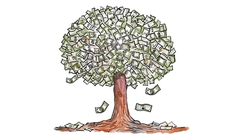 Money Tree Animation Stock Footage ~ Royalty Free Stock Videos | Pond5