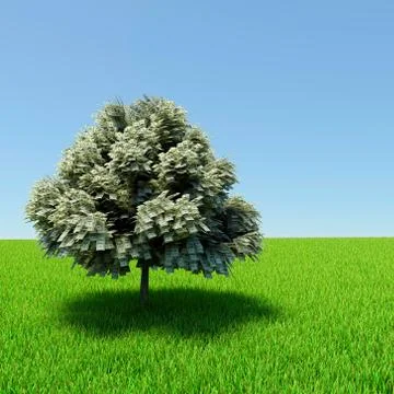 Money tree Stock Illustration