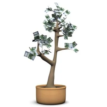 Money tree Stock Illustration