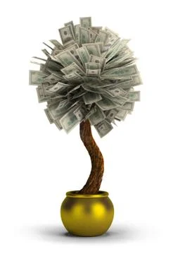 Money tree Stock Illustration