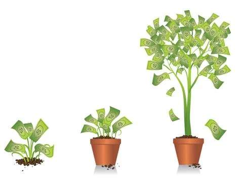 Money Tree Illustrazione stock
