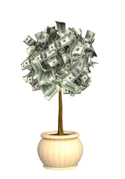 Money tree Stock Illustration