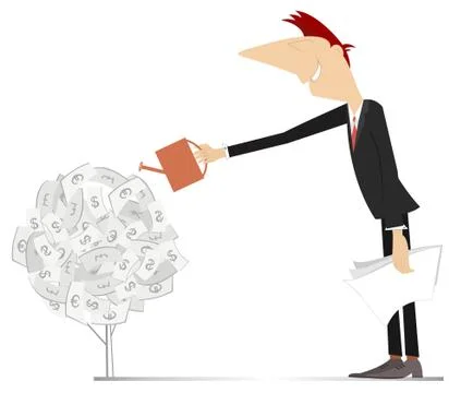 Money tree Stock Illustration