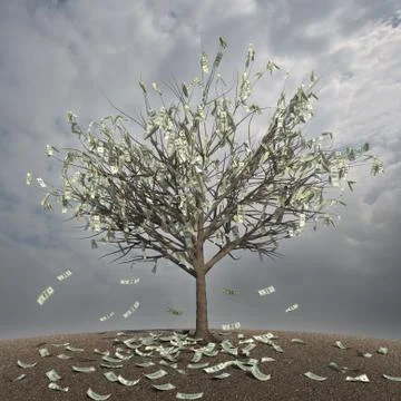 Money Tree Stock Illustration