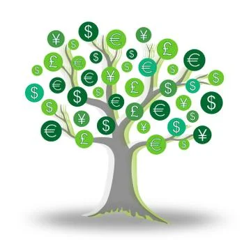 Money tree Stock Illustration