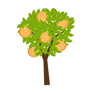 Money tree Stock Illustration