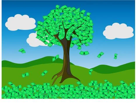 Money Tree (Vector) Stock Illustration