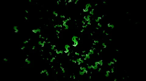 Money US Dollar Explosion Animated | Realistic 3D Money Animation 動画素材 38792177