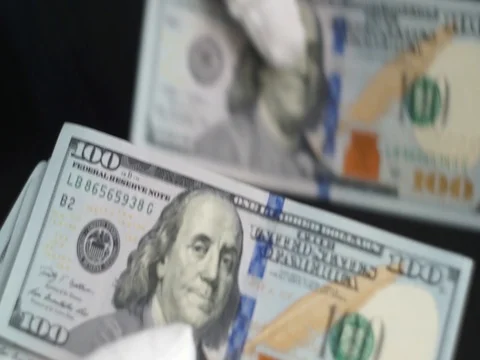 Money USA Stock Footage 70793536