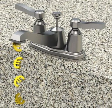 The money valve Stock Illustration