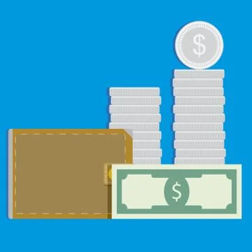 Money vector concept Stock Illustration