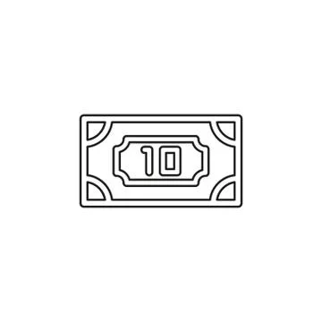 Money vector icon Stock Illustration