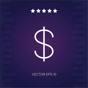 Money vector icon Stock Illustration