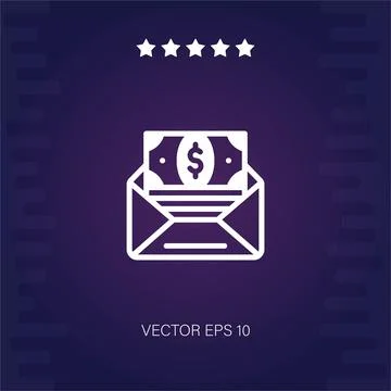 Money vector icon Stock Illustration