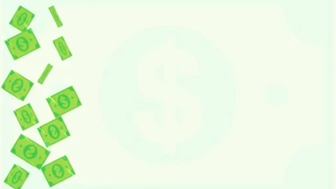 Money white background Stock Footage 299773177