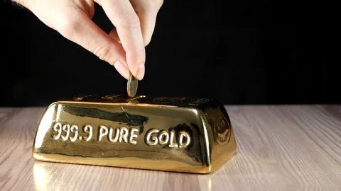 Moneybox 1 Stock Footage 122360623