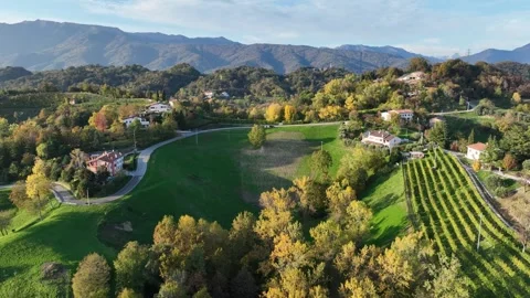 Monfumo,Italy Stock Footage 245934531