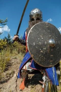 Mongol horde warrior Stock Photos