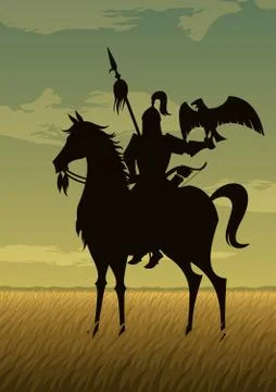 Mongol Warrior イラスト素材