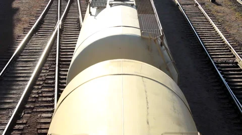 MONGOLIA CHINA TRAIN TRANSPORT COMMERCE CONTAINER Stock Footage 52891899