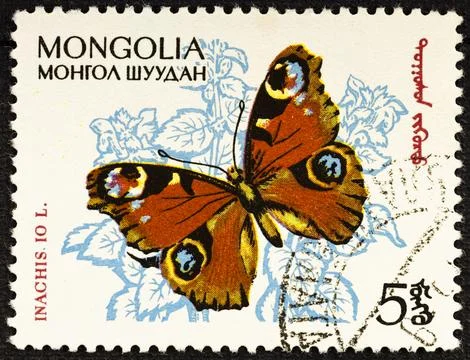 MONGOLIA - CIRCA 1963: Postage stamp issued in Mongolia with the image of t.. Stock Photos