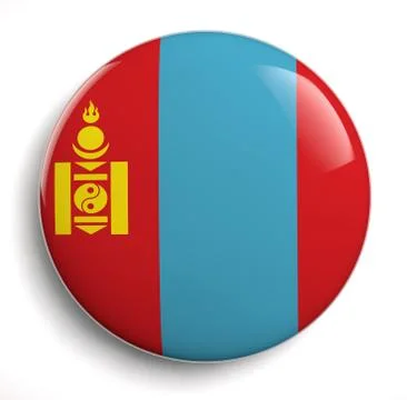 Mongolia flag Stock Illustration