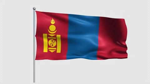 Mongolia flag - Pack 1 Stock Footage 339806148