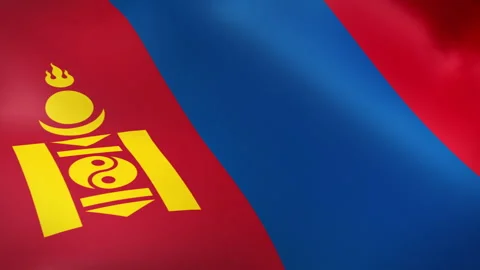 Mongolia Flag - Pack 2 Stock Footage 339806115