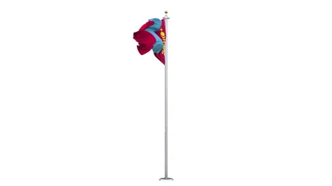 Mongolia flag waving 360-degree rotation looping. Vidéo 325589175
