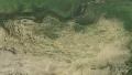 Mongolia, glide over the map, outlined 4k or 4k+ Resolution