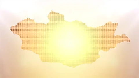 Mongolia Map Opener Stock Footage 247894170
