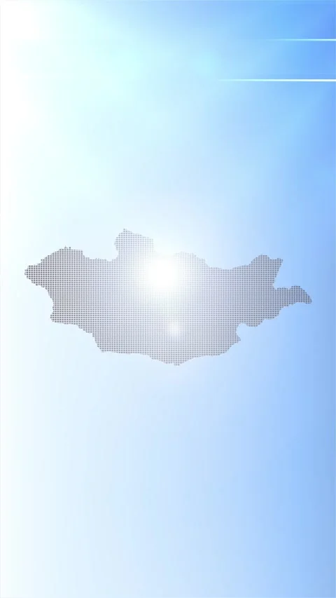 Mongolia Map Opener Stock Footage 276973043