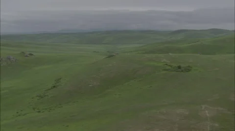 Mongolia Plains Hills Stock Footage 41608311