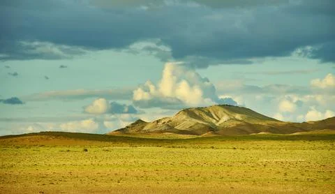 Mongolia. Sands Mongol Els Fotos Stock