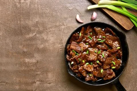 Mongolian beef Foto stock