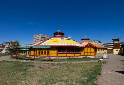 Mongolian buddhist monastery Stock Photos