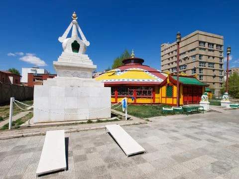 Mongolian buddhist monastery Stock Photos