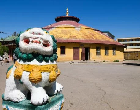 Mongolian buddhist monastery Stock Photos