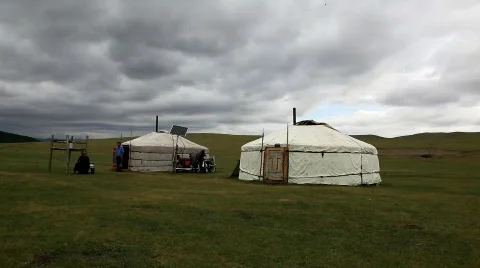 Mongolian landscape 스톡 동영상 515652