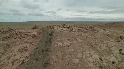 Mongolian landscape Stock Footage 218781522
