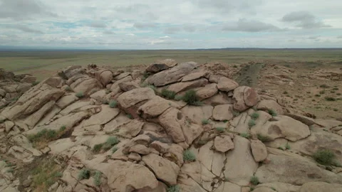 Mongolian landscape Stock Footage 218784139
