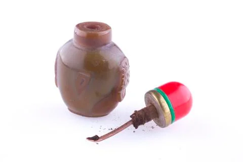 Mongolian snuff bottle Stock Photos