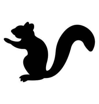 Mongoose Silhouette. Stock Illustration