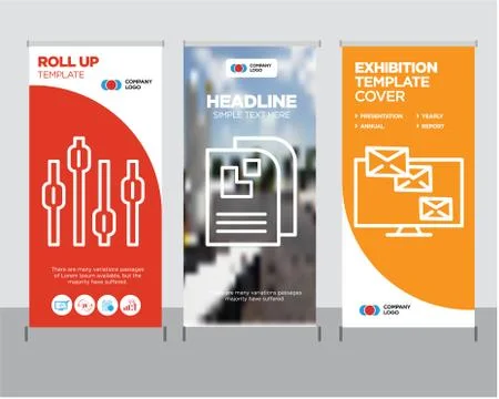 Monitor analytic, Data page, Box plot chart roll up Stock Illustration