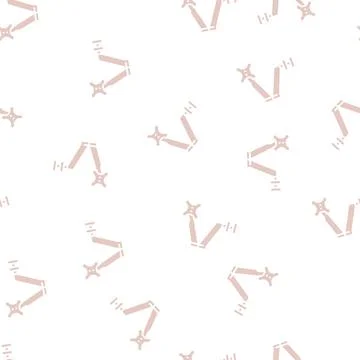 Monitor arm glyph seamless pattern 库存插图