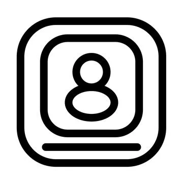 Monitor with an avatar representing distance learning symbol - modern education イラスト素材