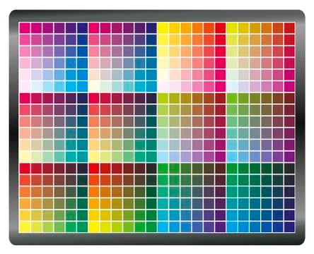 Monitor Calibration Stock Illustration