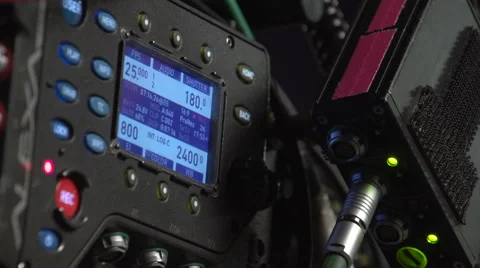 Monitor with cameras recording settings Stock-Footage 60002515