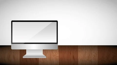 Monitor computer cloud storage and idea bulb Stock Footage 89193271