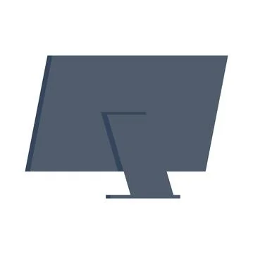 Monitor computer device Stock Illustration